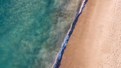 海浪鸟瞰图